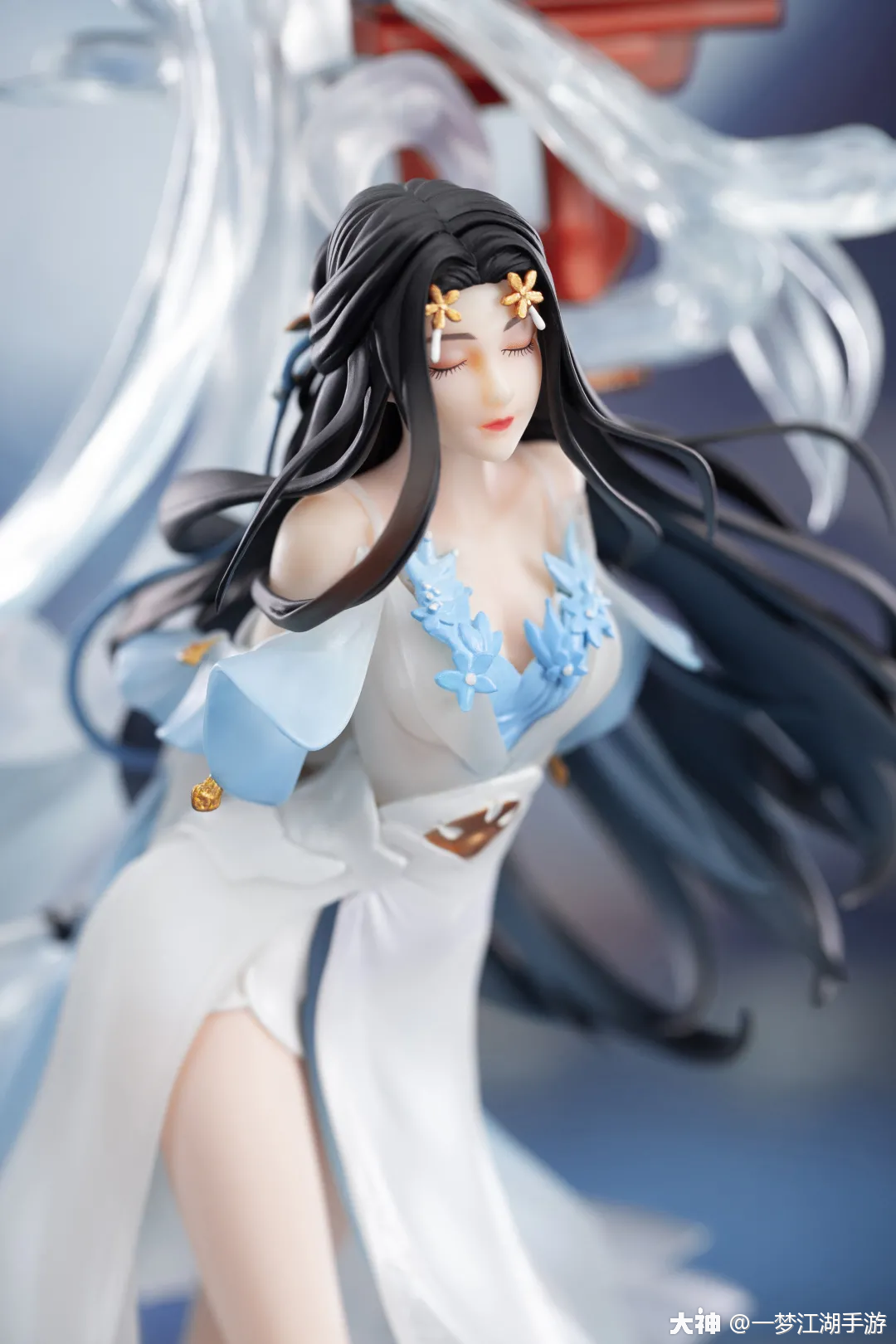 新的创作云梦成女手办预售开启身着怀素脚踏清波蝴蝶仙子翩然