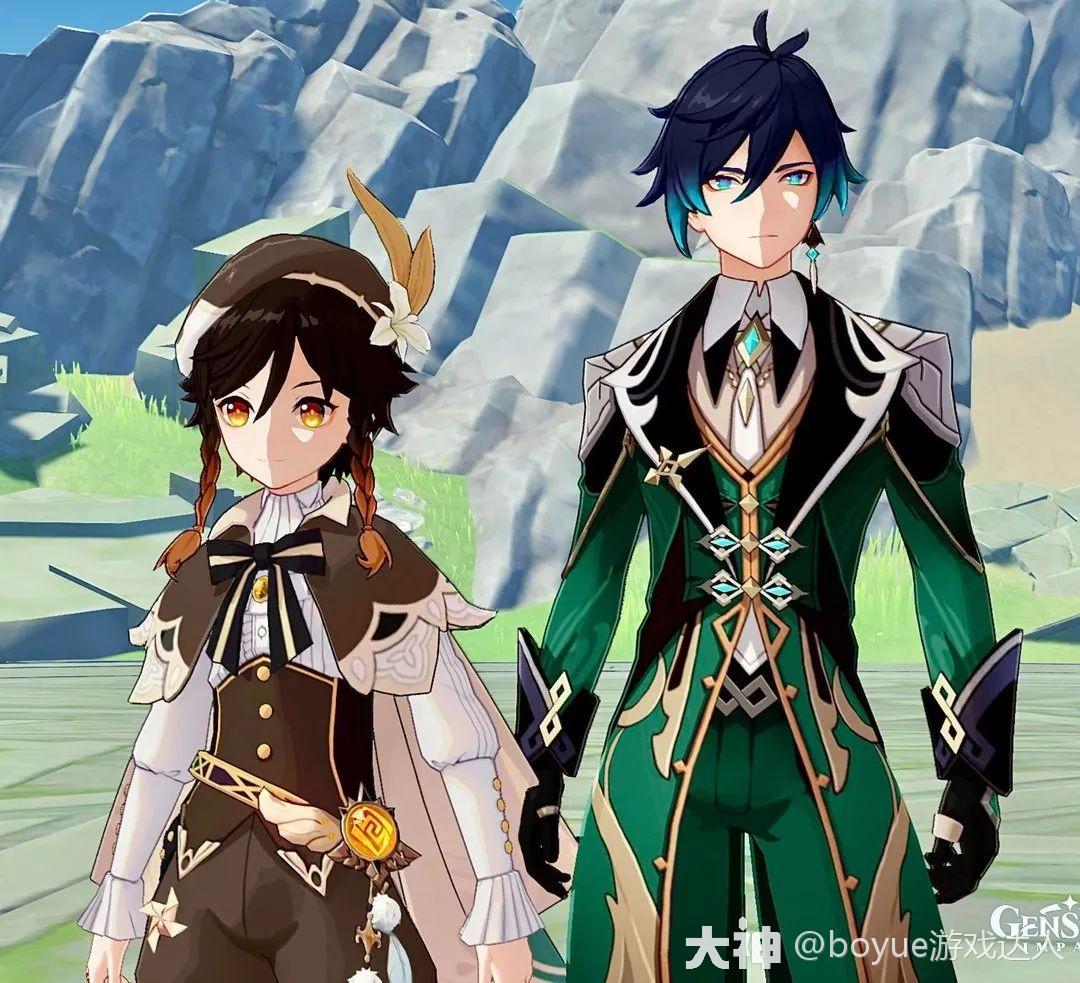 当风神与岩神换了个颜色之后,感觉哪都不对劲.