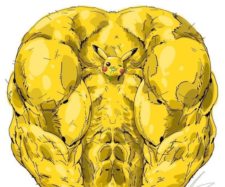 当动漫角色变成魔鬼筋肉人.