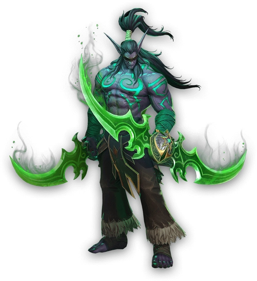 《魔兽争霸3:重制版》英雄艺术视觉图公开.