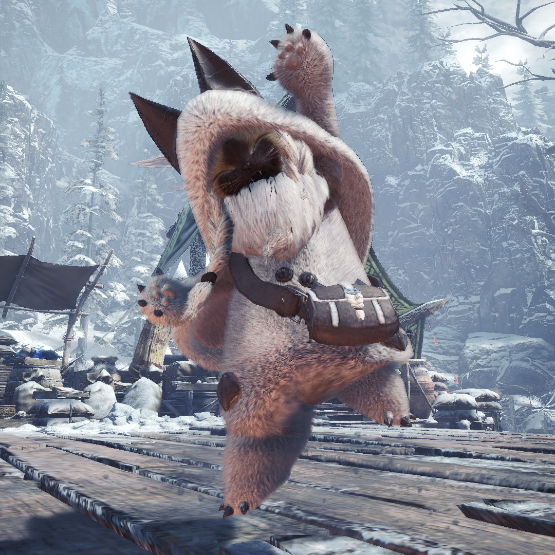 卡普空《怪物猎人世界:冰原》艾露猫同款挎. 来自bb姬studio - 大神