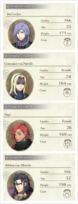 火焰纹章 风花雪月 煤暗之章 剧透预警 五年后的 灰狼学级 学生形象公开 来自网易大神圈子 极游组