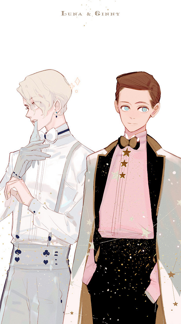 眠狼:哈利波特全员性转,凑个九做了一套壁纸,情人节快乐