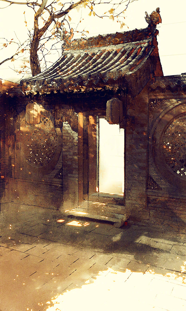 古风风景插画壁纸 by插画师 伊吹五月