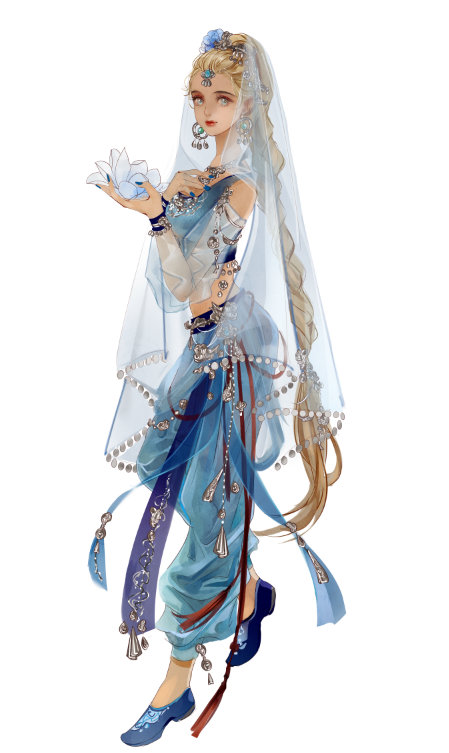 娘娘们的全身图 画手是 来自古风美图馆 - 大神