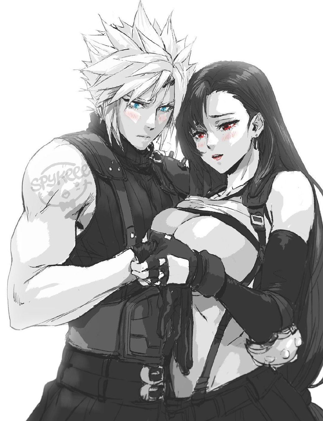 推特画师 spykeee 蒂法 &amp. 来自极游组 - 大神