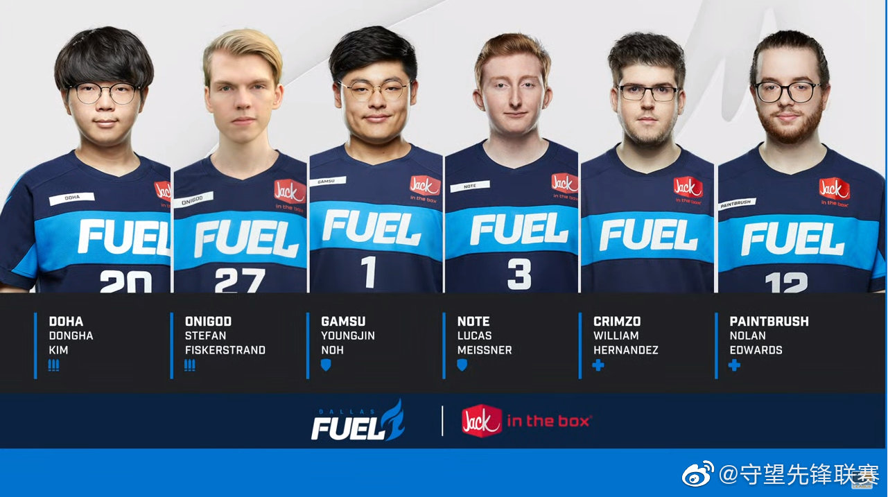 【正在直播】达拉斯燃料队 vs 亚特兰大君临队,双方首发选手名单如下.