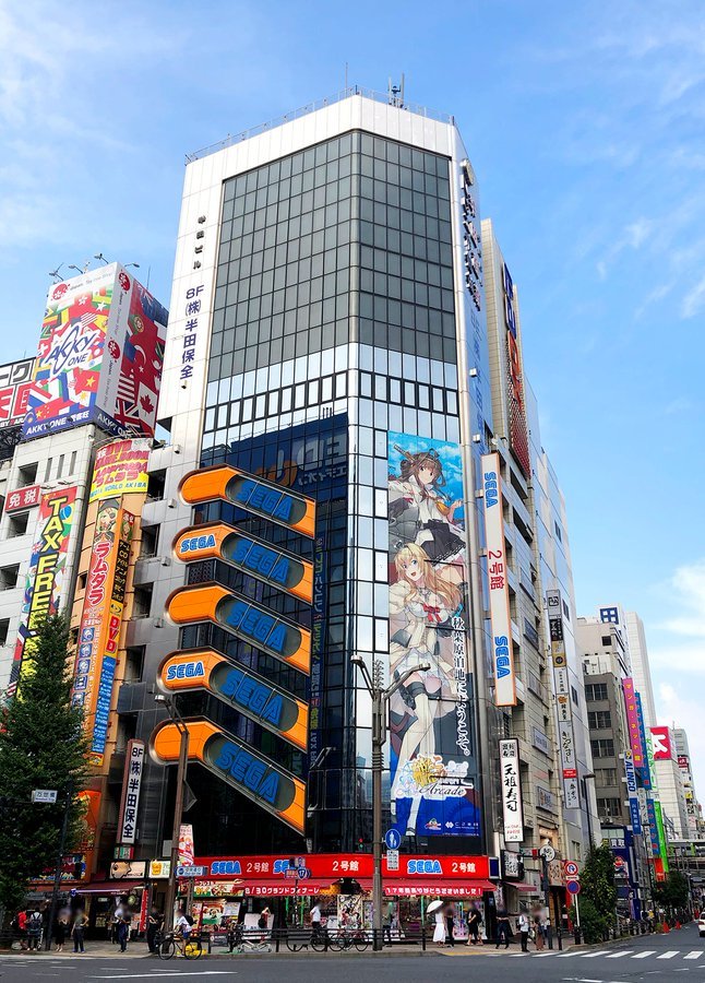 关注 由于疫情等原因,有着17年历史的"世嘉秋叶原2号馆"将于 8月30日