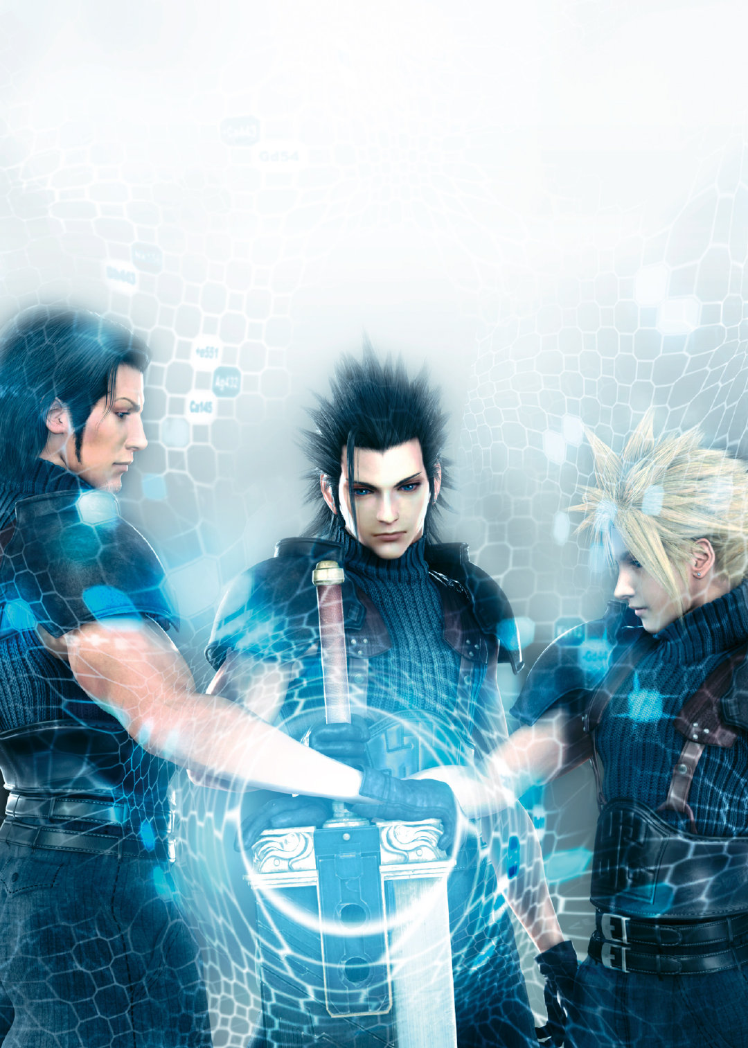 《最终幻想7 核心危机》公开了发售 13周年 官方贺图.