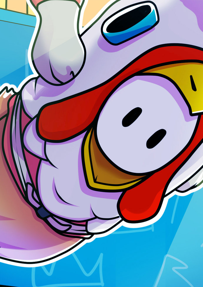 糖豆人壁纸4枚, 已去水印,喜欢请顺手转发下哈