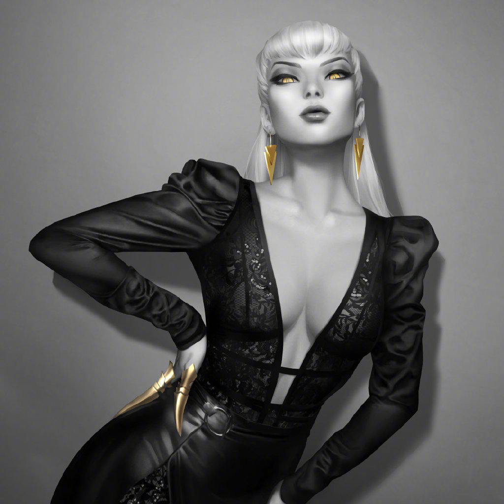 kda发布伊芙琳女权主题美照:不被定义