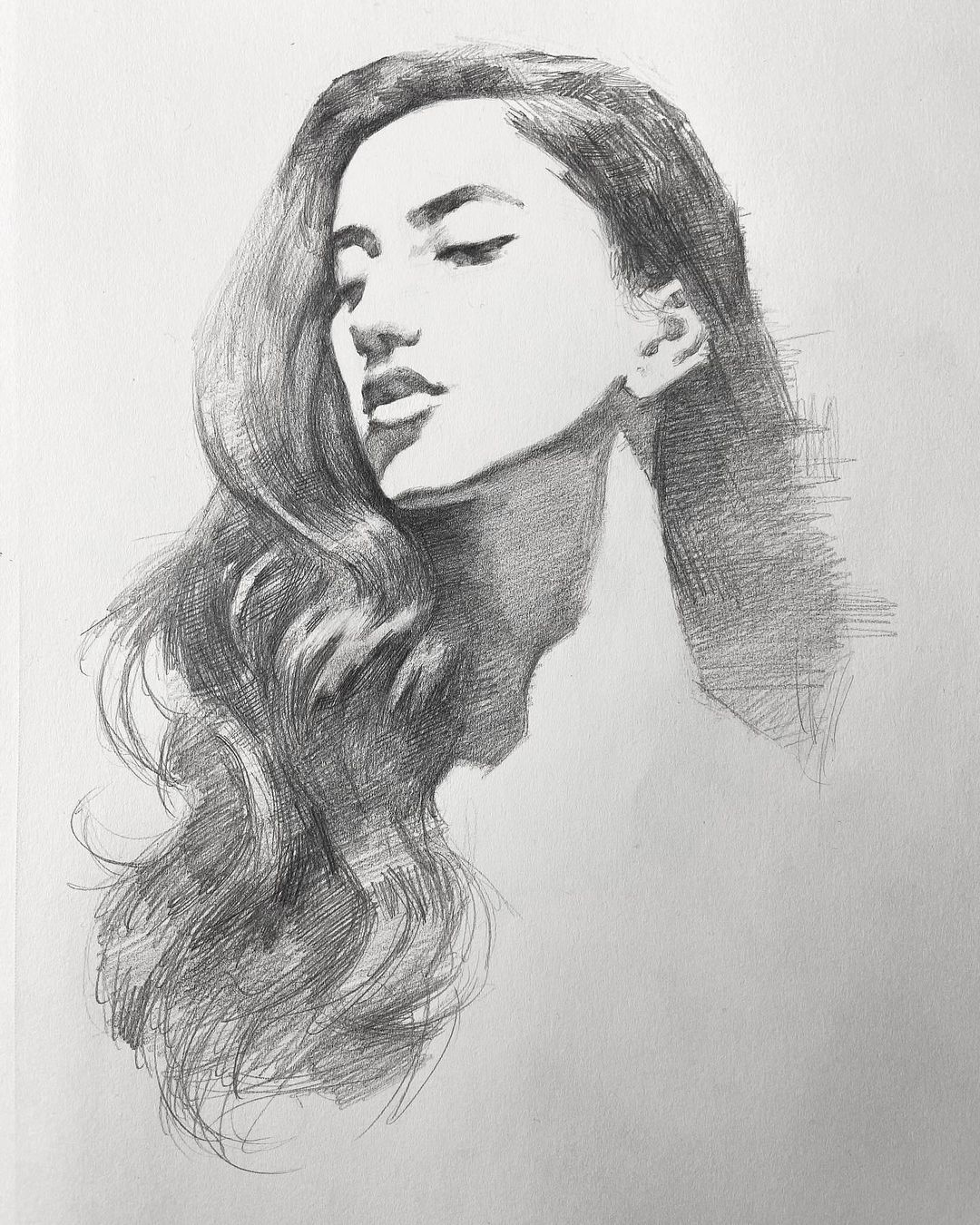 matt smith的素描人像