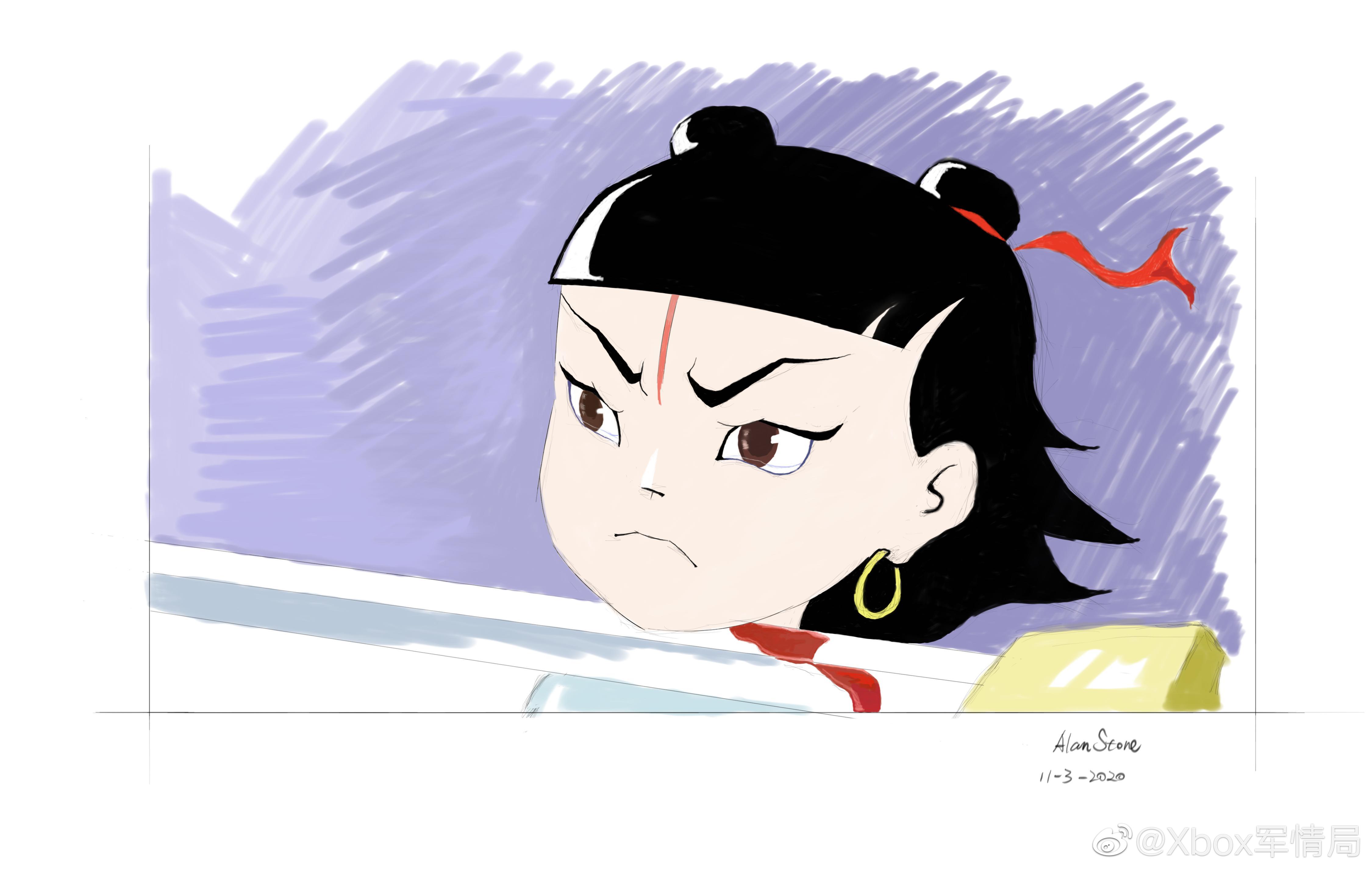 这两天一直在临摹上海美术电影厂版的哪吒闹海刚开始画得很渣因为太久