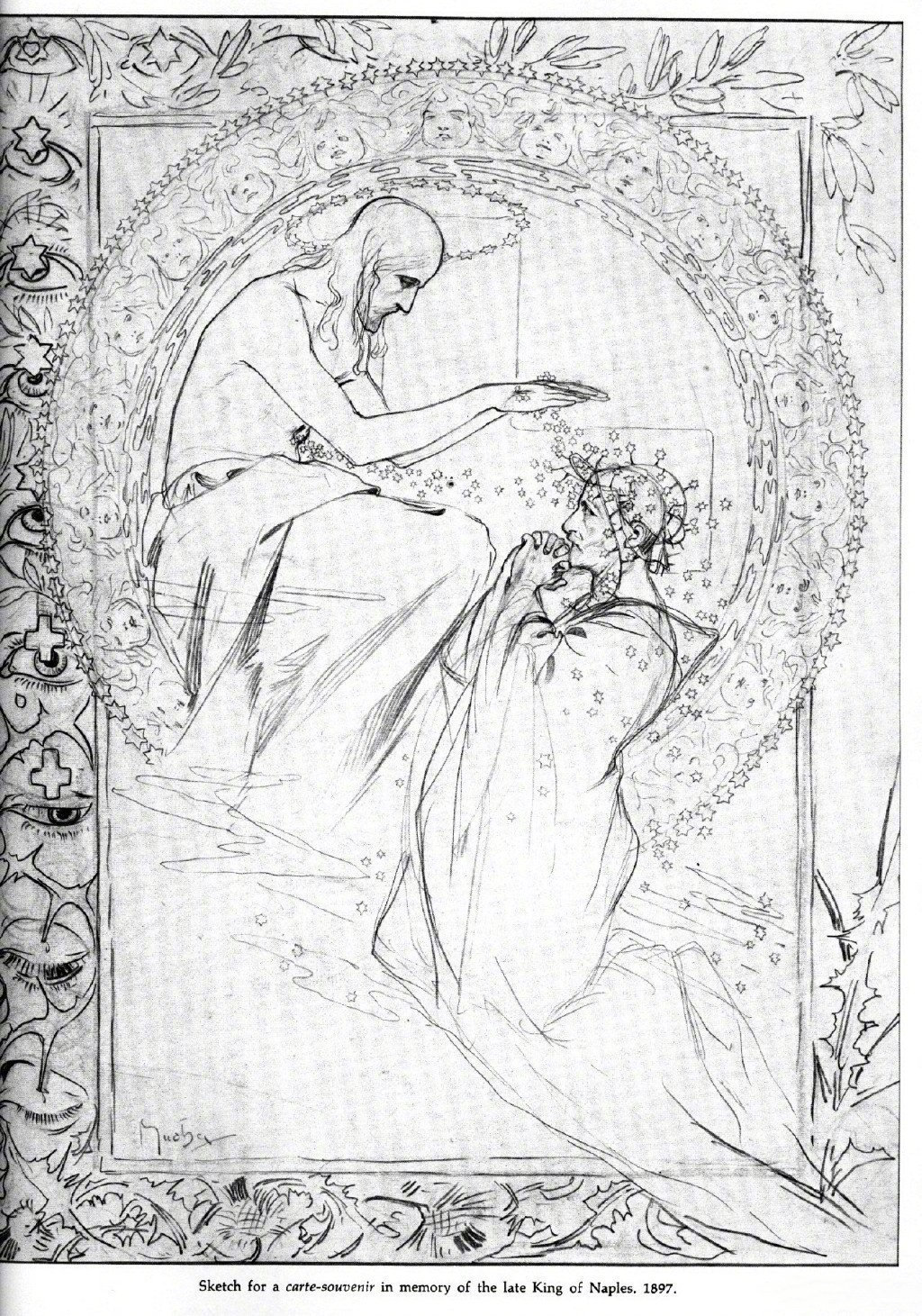 穆夏难得一见的手稿