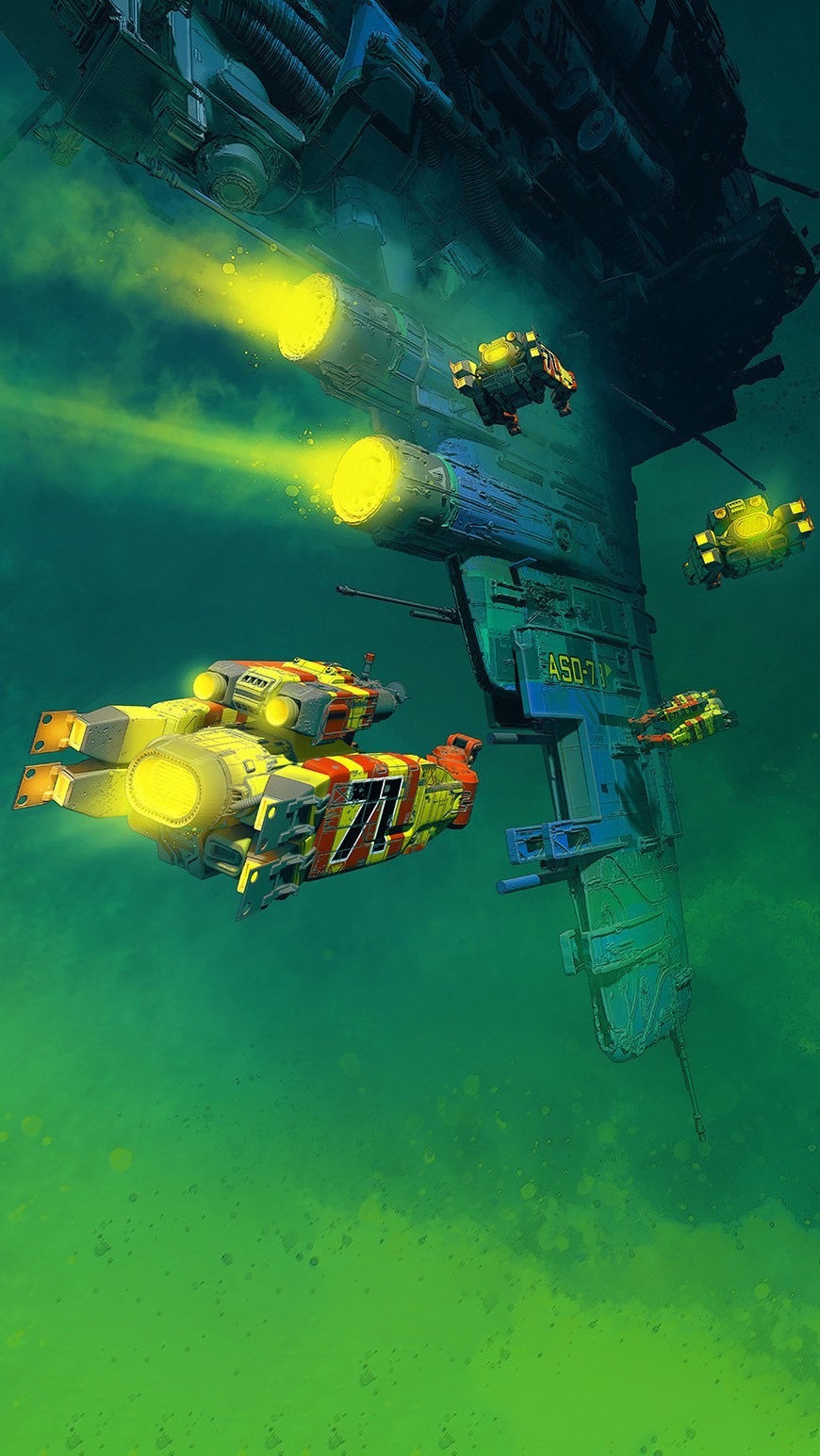 【壁纸】加拿大插画师pascal blanche的科幻作品