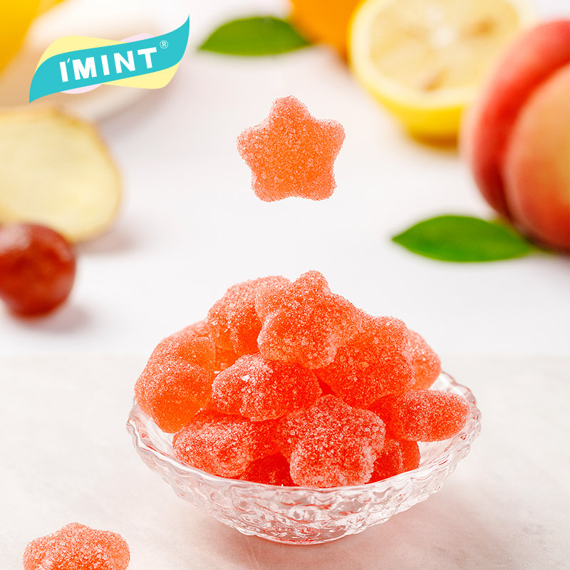 【imint】苦橙花水果酵素果蔬白桃胶原蛋白软糖 综合果蔬净酵素粉