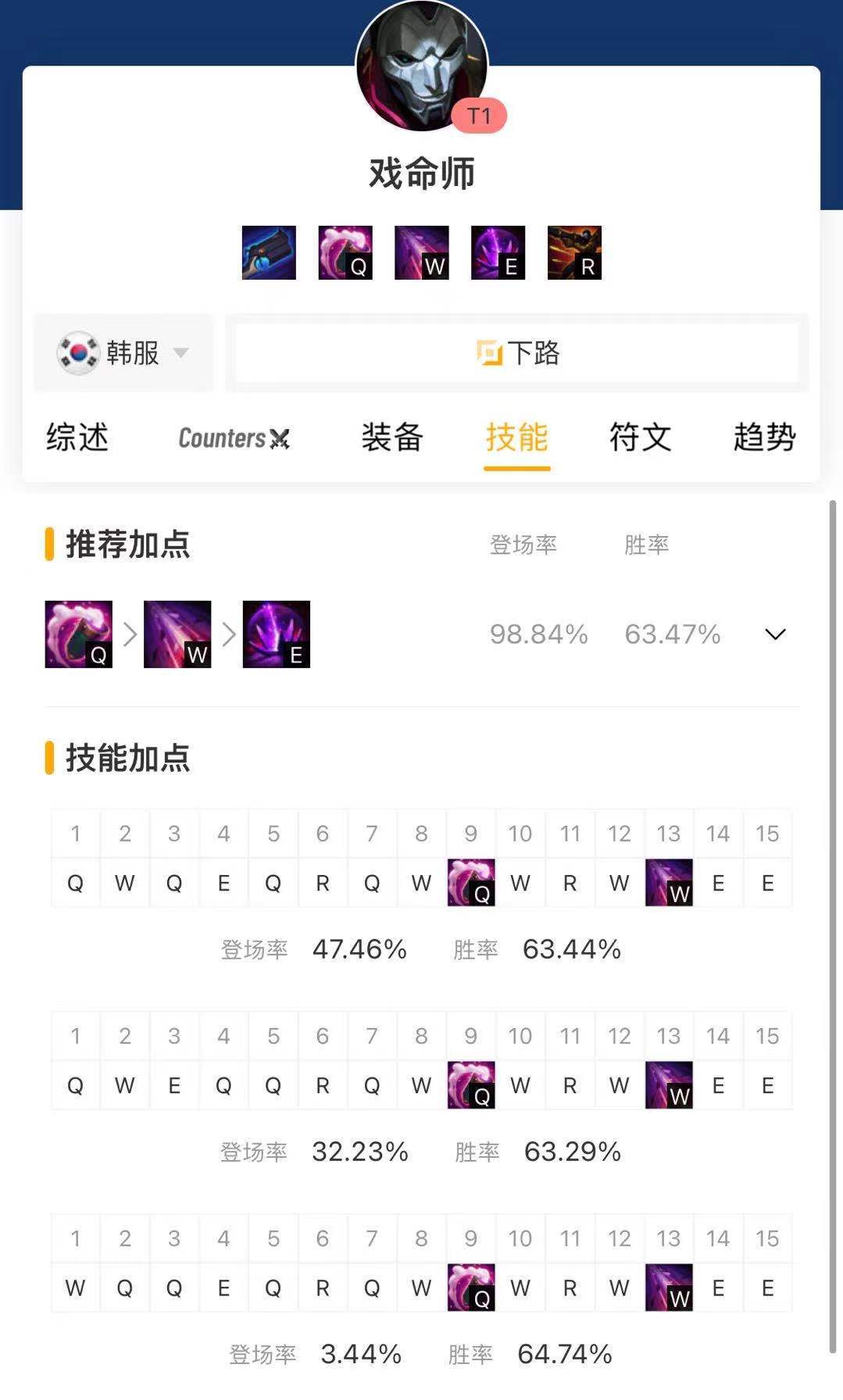 版本第一登场率!戏命师成