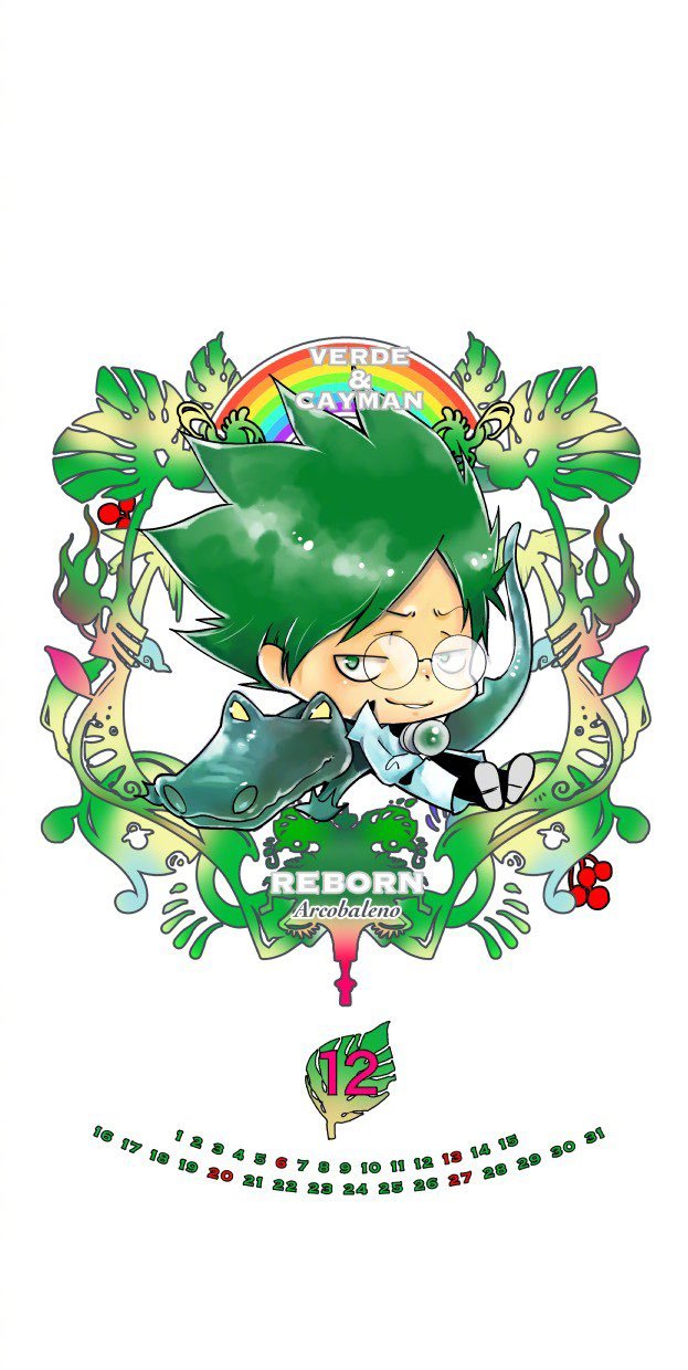 家庭教师 天野明更新最新绘制的月历壁纸 6 来自网易大神圈子 Ghostbuster007