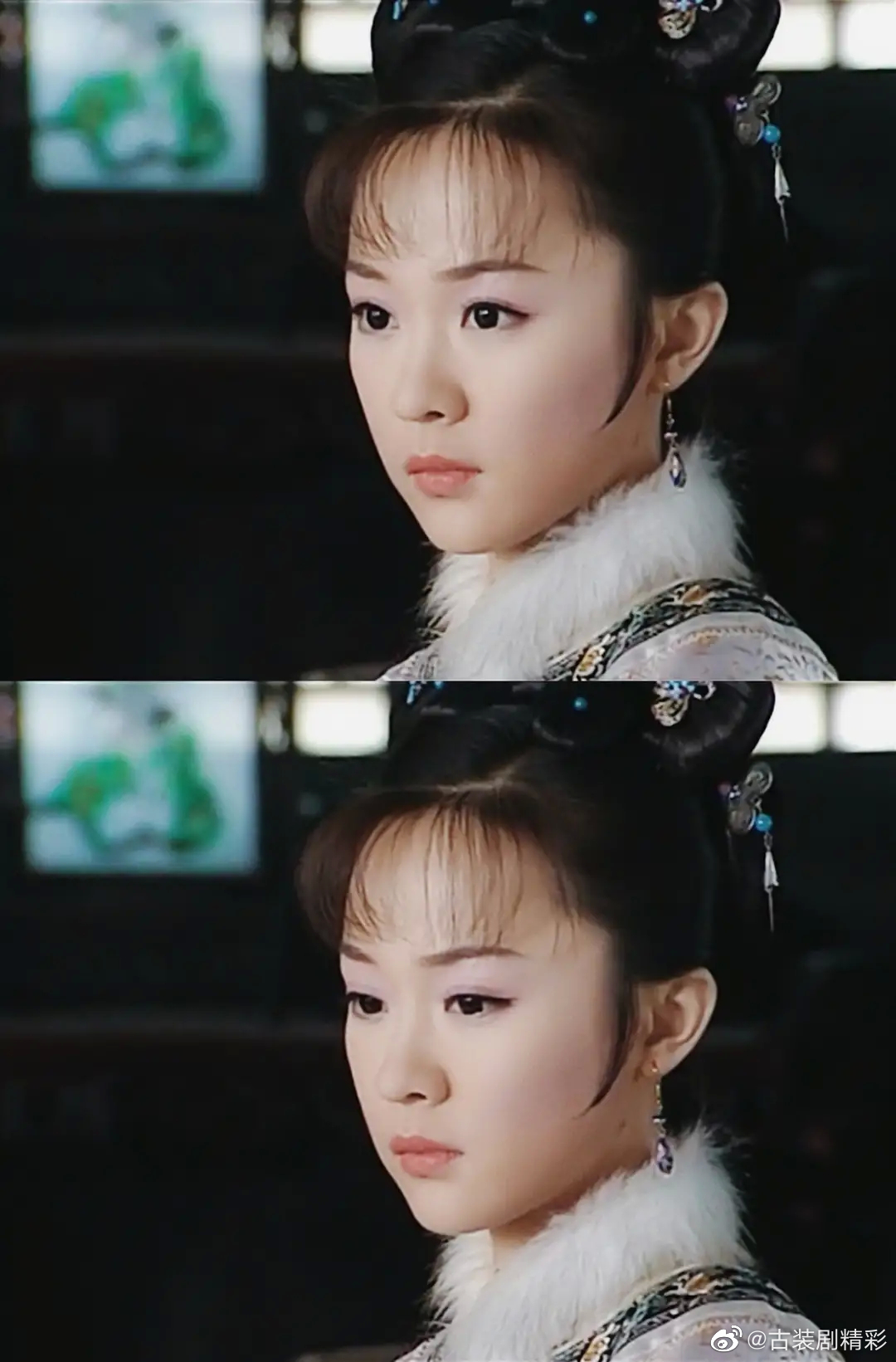 24岁她在《少年天子》里扮演的乌云珠 简直是古典美人我见犹怜,小白兔