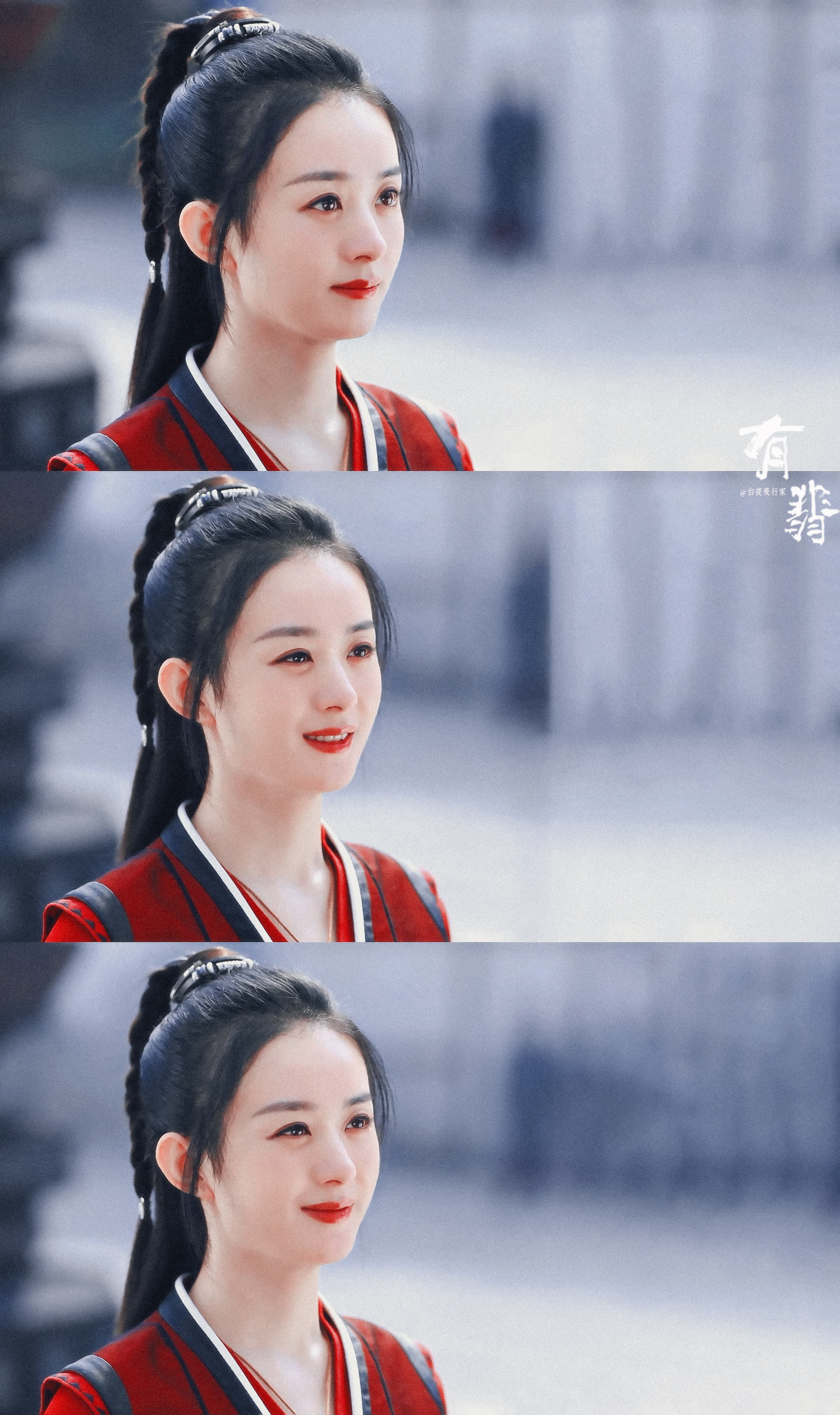赵丽颖×周翡丨 红衣阿翡
