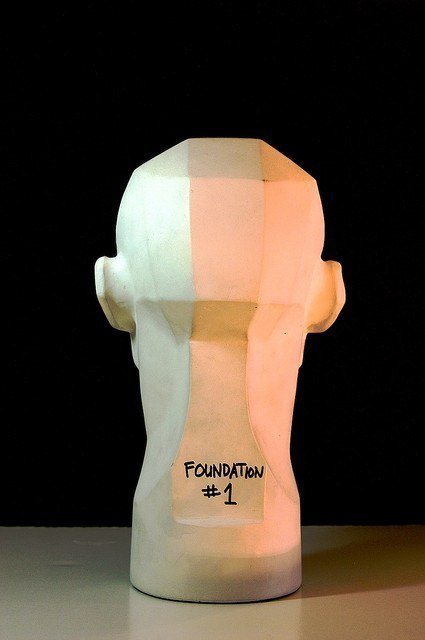 绘画参考素材 光源 头部