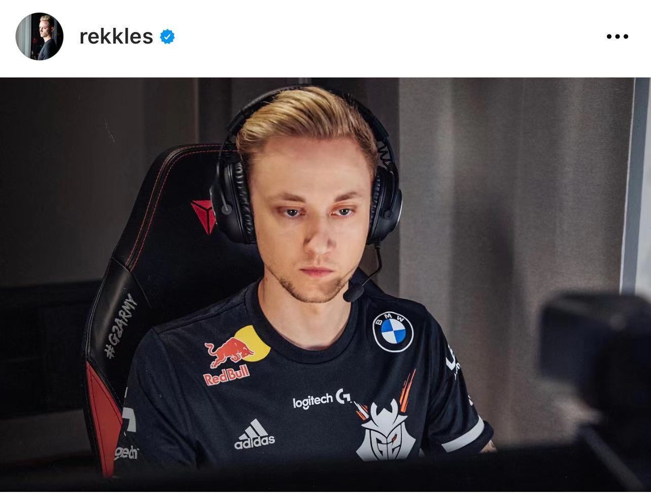 rekkles在ins上.