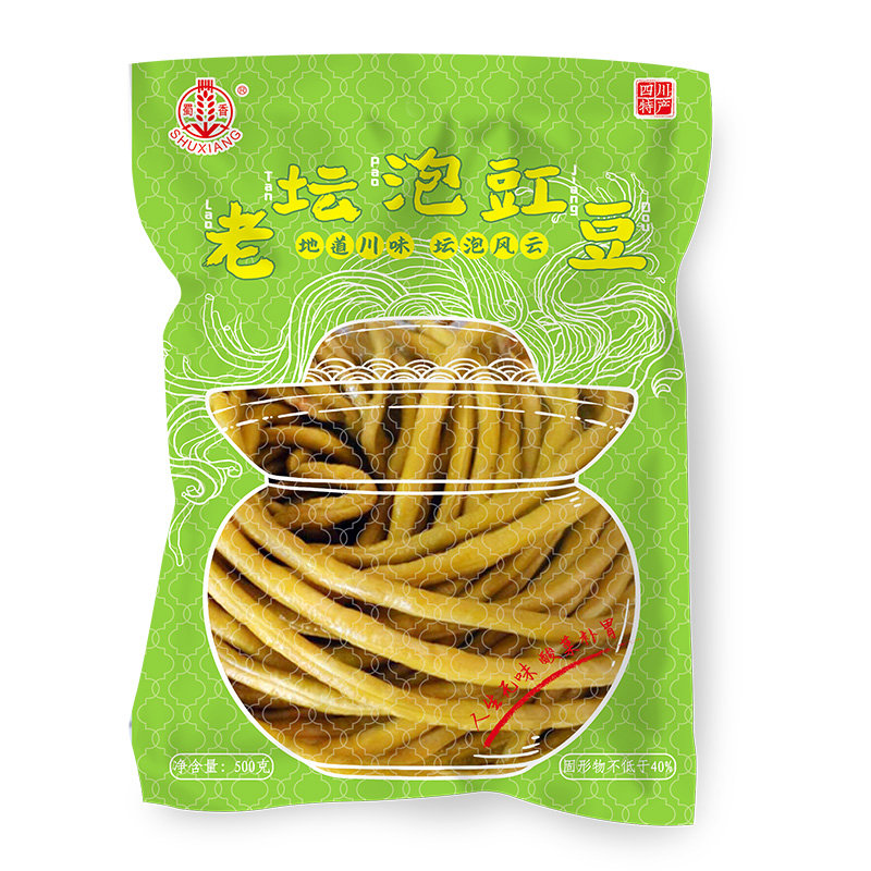 【蜀香】四川正宗老壇酸豆角500g*3袋 四川正宗老