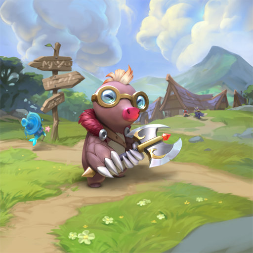 云顶新系列小小英雄鼹鼠都有新皮了