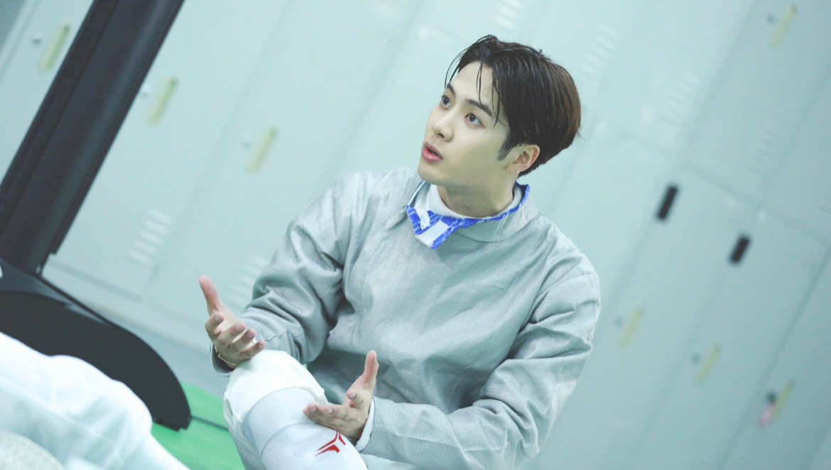 击剑运动员王嘉尔