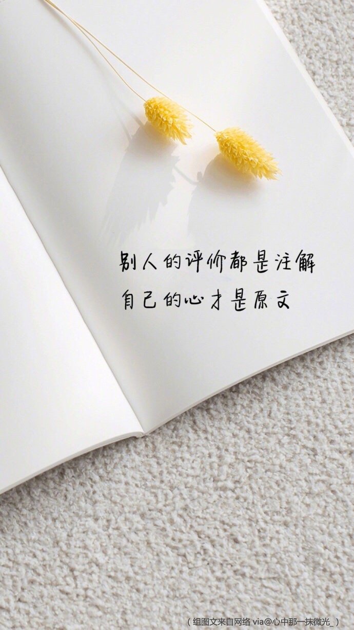 关注 做事不需要人人都理解, 只需尽职尽责,问心无愧; 做人不需要