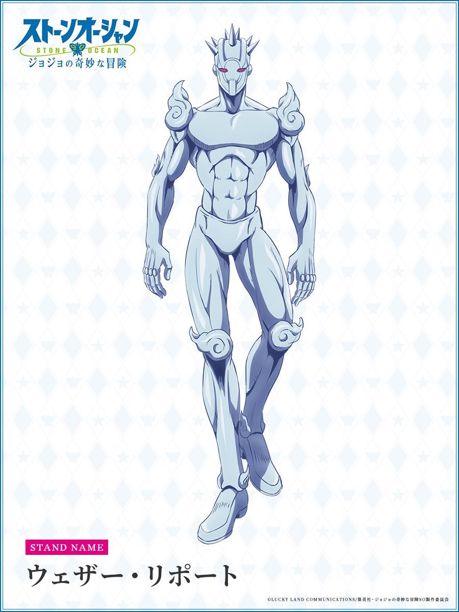 张替身设定图,分别是白金之星(空条承太郎),潜行者(纳鲁西索·安纳苏)