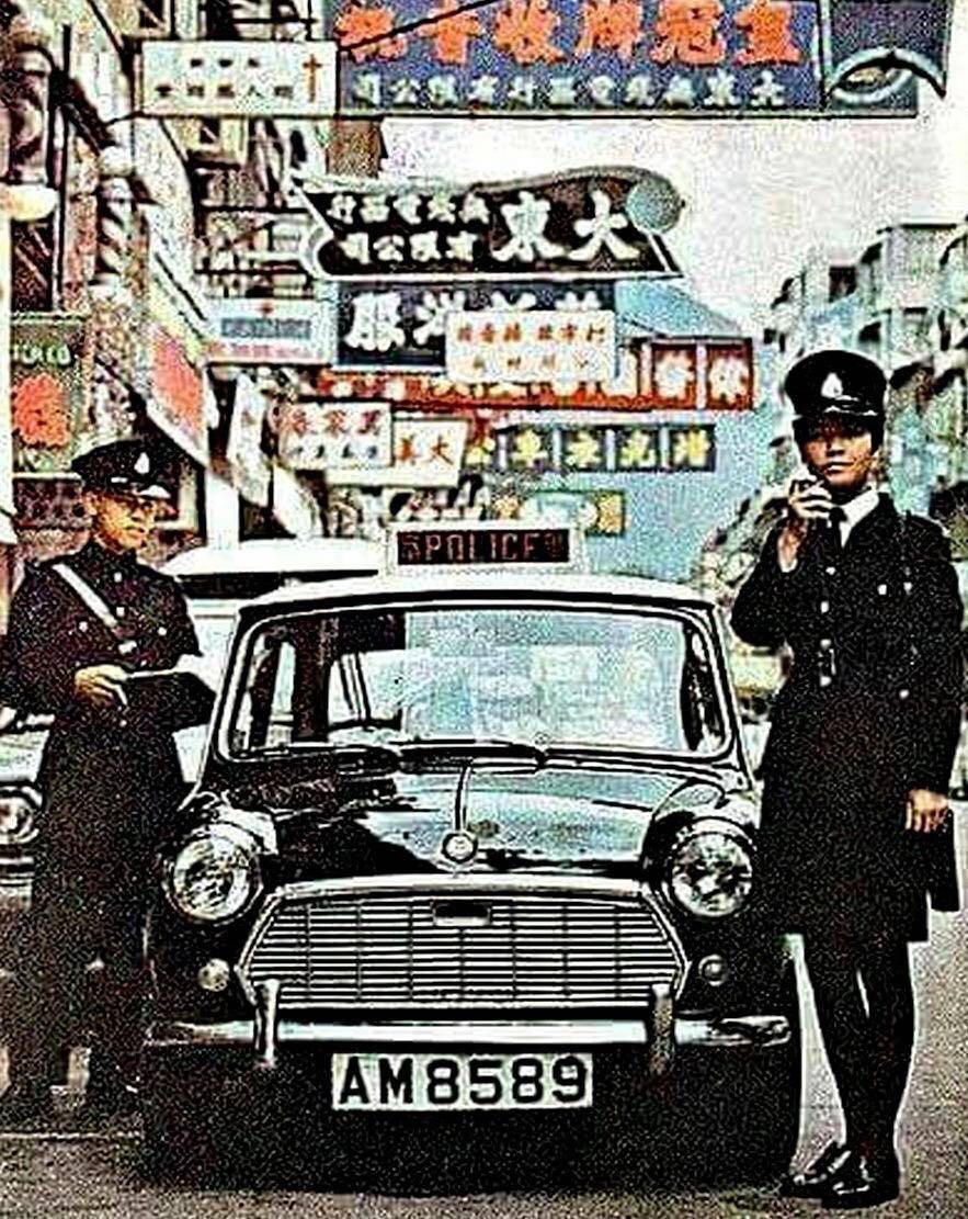 Mini Cooper S 巡逻车 香港 1960年代 来自网易大神圈子 狮毒解